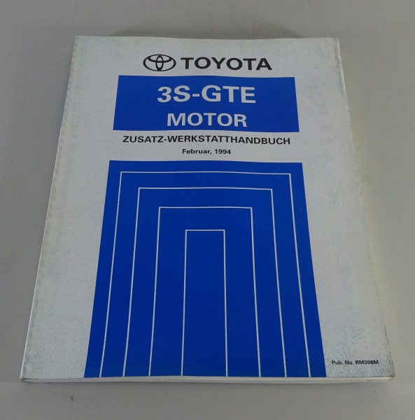 Werkstatthandbuch Nachtrag Toyota Motor 3S-GTE für Toyota Celica Stand 02/1994