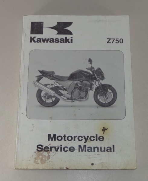 Werkstatthandbuch / Workshop Manual Kawasaki Z 750, Stand 2003