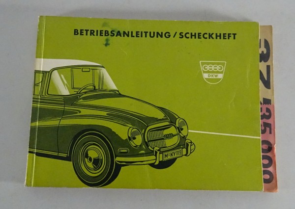 Betriebsanleitung DKW / Auto Union 1000 Coupe / S+Limousine inkl. Scheckheft