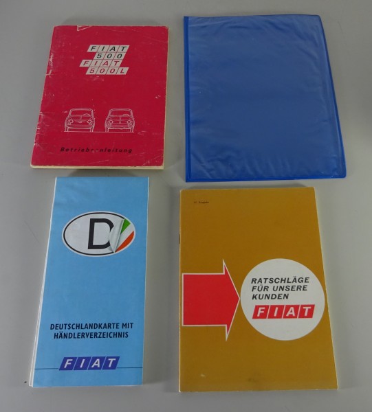 Bordmappe + Betriebsanleitung / Handbuch Fiat 500 / 500 L Stand 05/1970