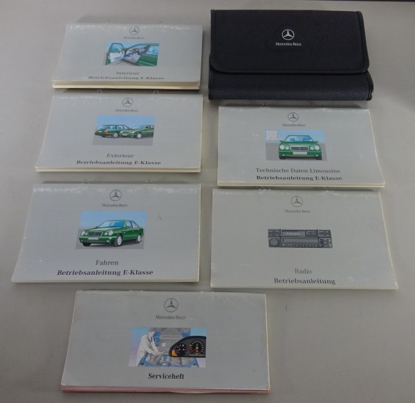 Bordmappe + Betriebsanleitung Mercedes E-Klasse W210 E200 240 320... von 05/1997