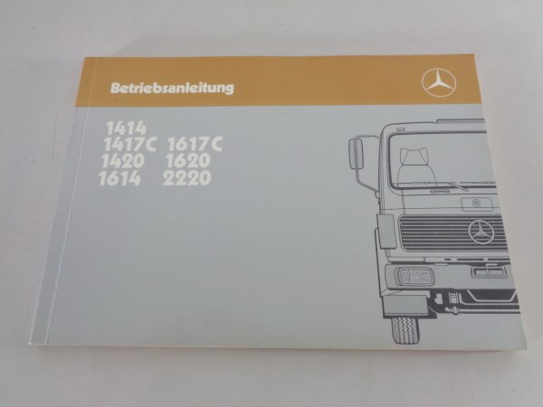 Betriebsanleitung / Handbuch Mercedes Benz NG 80 1414 - 2220 von 10/1985