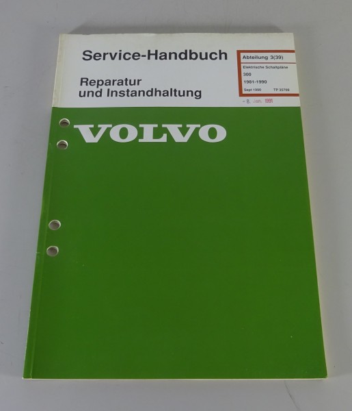 Werkstatthandbuch Volvo 340 360 Elektrik Elektrische Schaltpläne ab 1981-1990