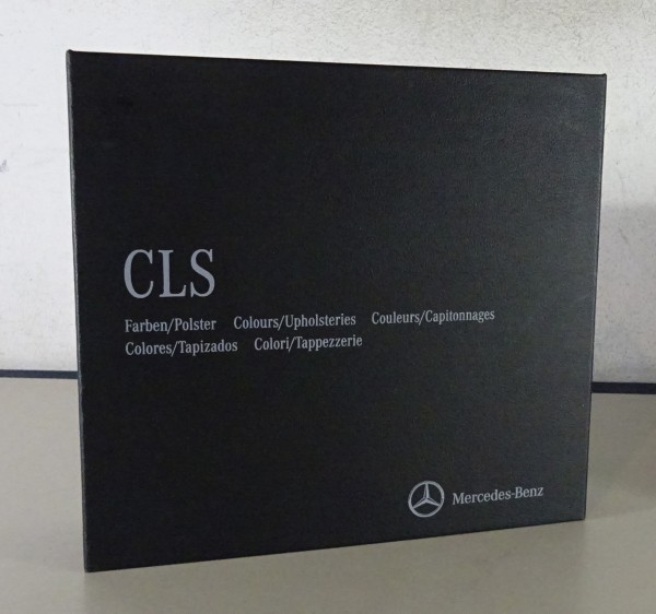 Farben & Polstermappe Musterkollektion Mercedes-Benz CLS C/X218 Stand 06/2014