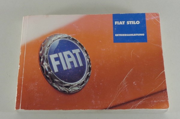 Betriebsanleitung / Handbuch Fiat Stilo Stand 11/2002