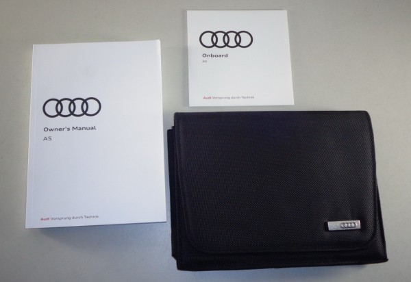 Owner's Manual + Wallet Audi A5 Typ F5 from 5/2017