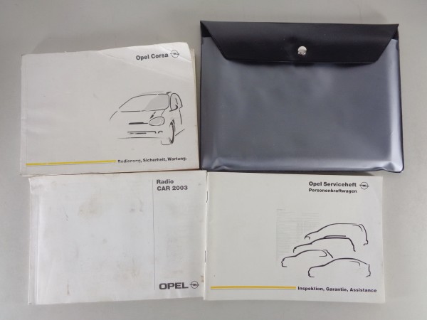 Bordmappe + Betriebsanleitung / Handbuch Opel Corsa B Stand 11/1999