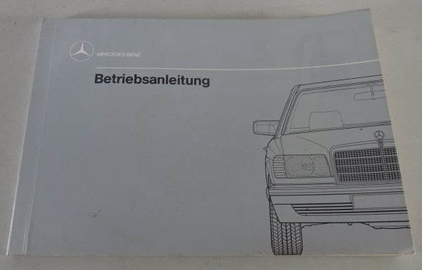 Betriebsanleitung Mercedes S-Klasse W126 260 / 300 SE / 300 SEL Stand 05/1989