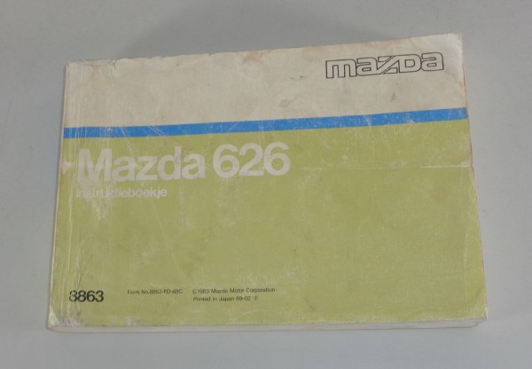 Handleiding / Handboek Mazda 626 Typ GD van 1988