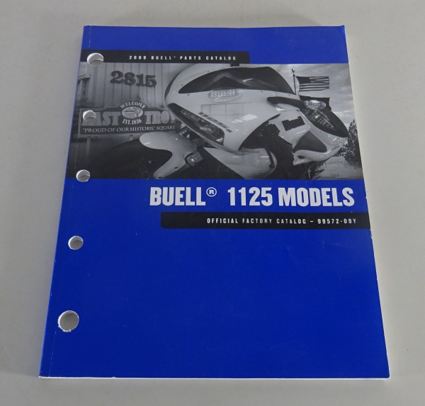 Parts catalog / Spare parts list Buell 1125R + 1125CR Model 2009 from 07/2008