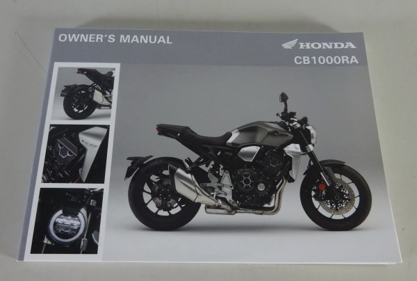 Owner´s Manual / Handbook Honda CB 1000 RA Stand 2018 English