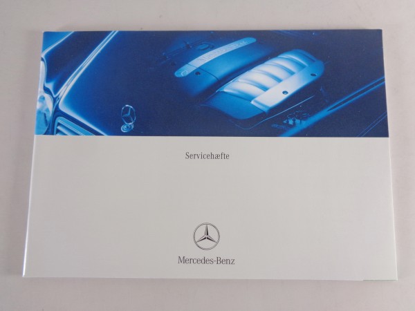 Scheckheft Mercedes Benz SLK, CLK, SL, CL, etc. auf Dänisch von 10/2003