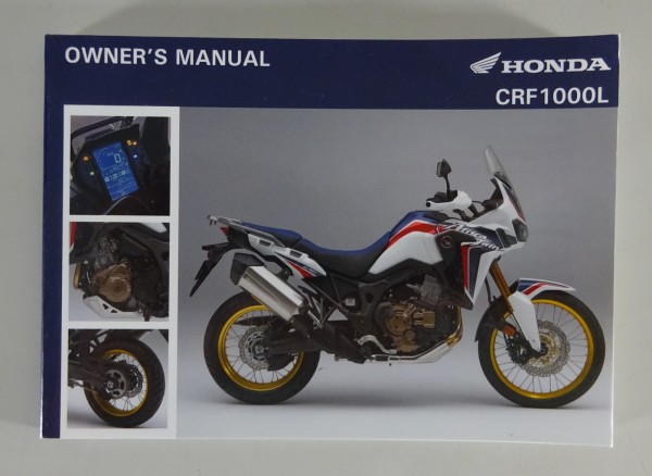 Owner´s Manual / Handbook Honda CRF 1000 L Stand 11/2017