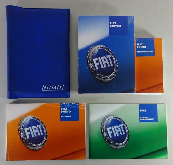 Bordmappe + Betriebsanleitung Fiat Punto Typ 188 Benziner + Diesel Stand 08/2003
