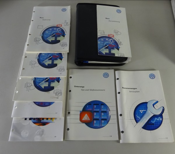 Bordmappe + Betriebsanleitung / Handbuch VW Bora Typ 1J2 Stand 05/1999