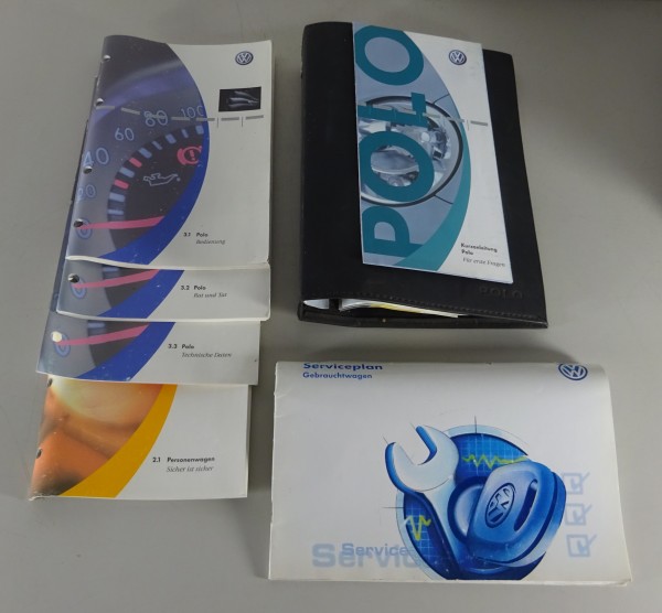 Bordmappe + Betriebsanleitung / Handbuch VW Polo 9N Stand 2002