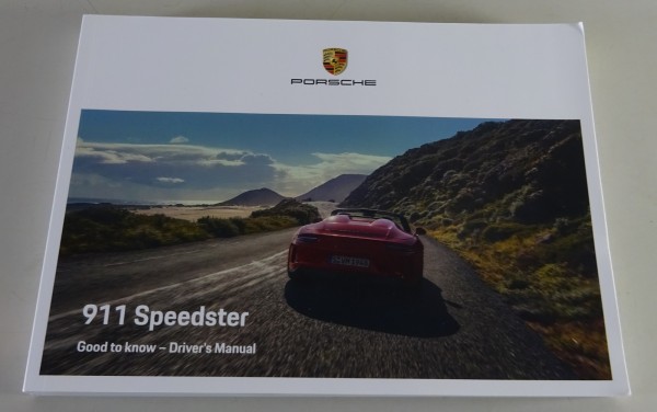 Owner´s Manual | Porsche 911 Speedster | Modelljahr 2019 | Stand 04/2019