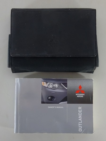 Wallet + Owner´s Manual / Handbook Mitsubishi Outlander 2nd Generation from 2008