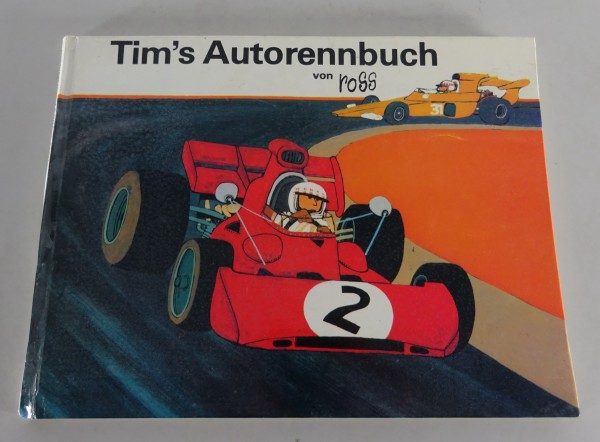 Bildband / Kinderbuch „Tim´s Autorennbuch“ von Ross von 1973 / 1974