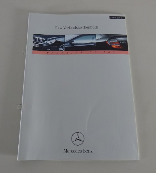 Verkaufstaschenbuch Mercedes-Benz CL 203 Stand 05/2005