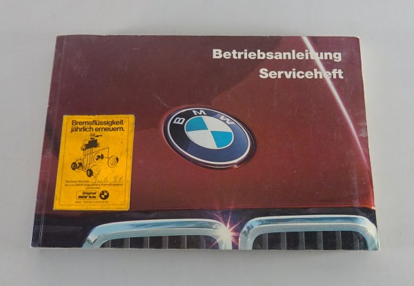 Betriebsanleitung / Handbuch BMW 3er E30 316 318 320 323i Stand 1984