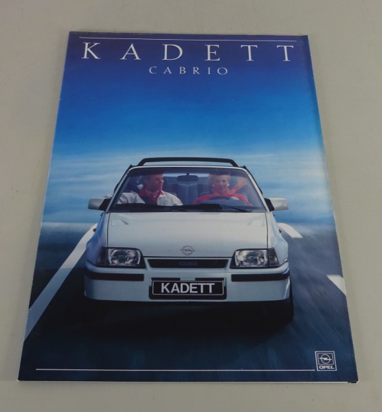 Faltprospekt / Broschüre Opel Kadett E Cabrio + Technische Daten Stand 07/1998