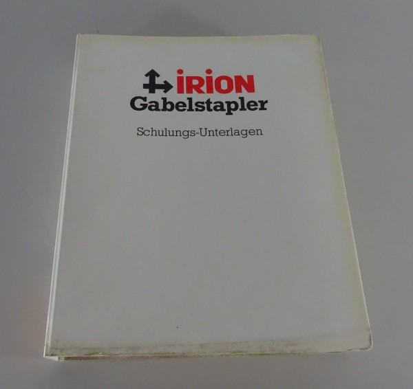 Werkstatthandbuch Irion Gabelstapler DFQ - S Stand 03/1983