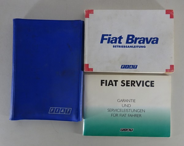 Bordmappe + Betriebsanleitung Fiat Brava von 01/1996
