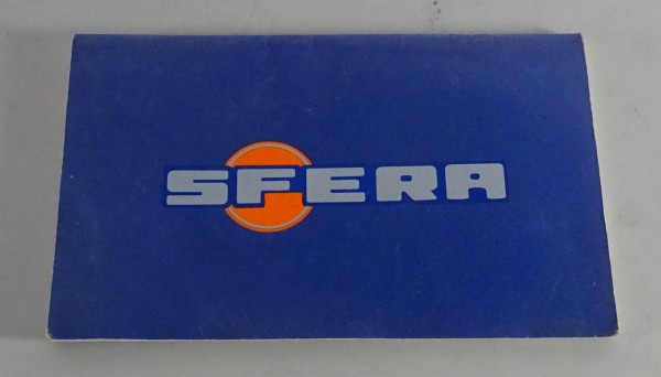Betriebsanleitung / Handbuch Piaggio Sfera II RST 50 Baujahr 1995 - 1997