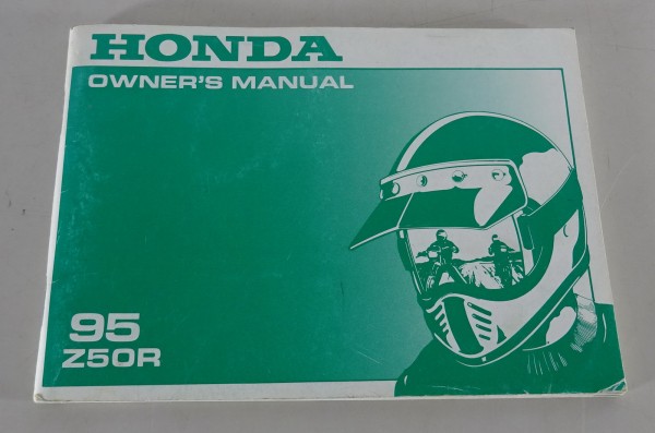 Owner's Manual / Handbook Honda Model Z 50 R Monkey from 1994