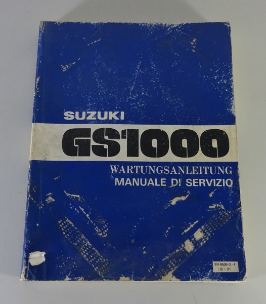 Werkstatthandbuch / Manuale di Servizio Suzuki GS 1000 Stand 06/1978