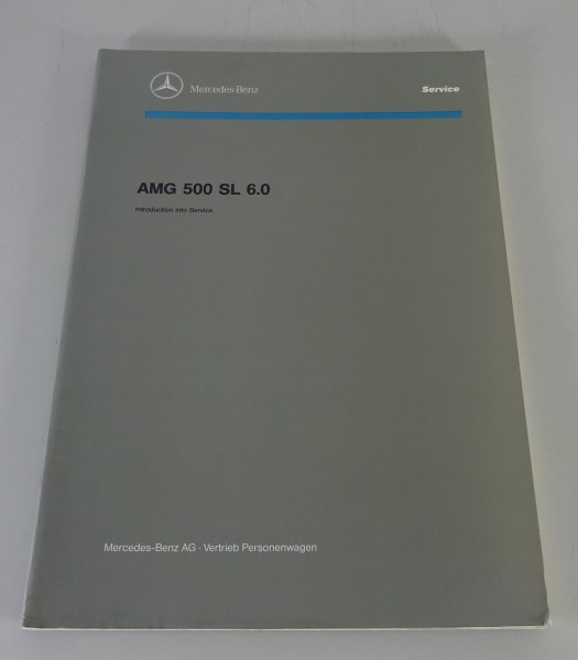 Workshop Manual Introduction Mercedes 500 SL 6.0 AMG R129 Roadster from 1991