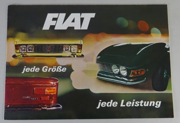 Prospekt / Broschüre / Programm Fiat 500 / 124 / 125 / usw | Stand ca. 1967