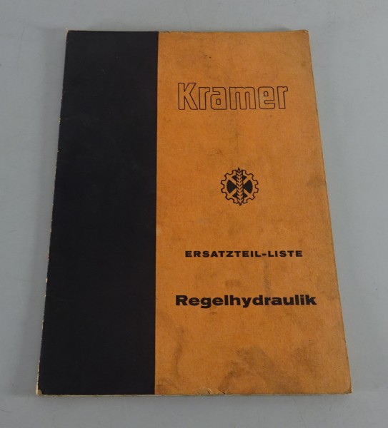 Teilekatalog Kramer Hydraulischer Kraftheber Baugruppe 2 Stand 04/1963