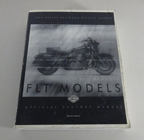 Workshop manual Harley Davidson FLT Models 1999 from 11/1998