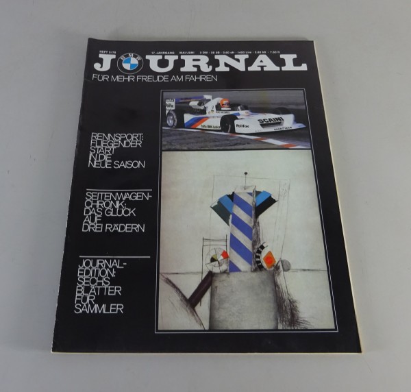 Magazin - BMW Journal u. a. mit BMW 3.0 CSL / 3er E21 von Mai/Juni 1978