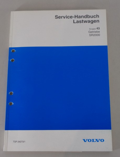 Werkstatthandbuch Volvo LKW Getriebe SR2000 von 1988