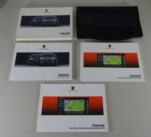 Owner's Manual + Wallet Porsche Cayenne / Cayenne S Typ 948 / 9PA from 2003