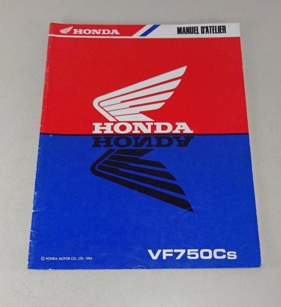 Nachtrag für Werkstatthandbuch / Manuel d'atelier Honda VF 750 CS von 1994