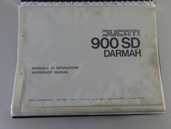 Werksatthandbuch / Manuale Di Riparazione | Ducati 900 SD Darmah | Stand 05/1978