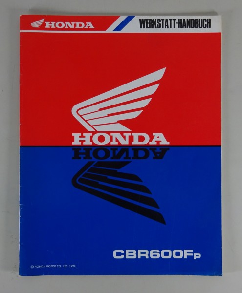 Werkstatthandbuch Ergänzung Honda CBR 600 FS Typ PC25 Stand 1992