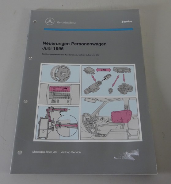 Werkstatthandbuch Mercedes Benz W202 W140 R129 W210 Neuerungen 06/1996