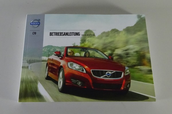 Betriebsanleitung / Handbuch Volvo C70 Cabrio Typ M Stand 2012