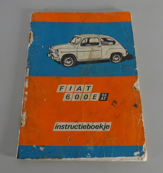 Instructieboekje / Handmatig Fiat / Seat 600 E uitgang 06/1972