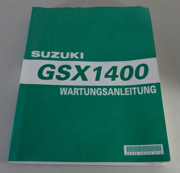 Werkstatthandbuch Suzuki GSX 1400 K2 von 04/2001