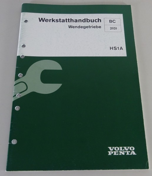 Werkstatthandbuch Volvo Penta Wendegetriebe HS1A Stand 02/2000