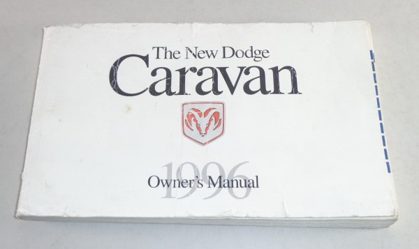 Owner's Manual Chrysler Voyager / Dodge Caravan (Typ 6H / GS) ab 1995