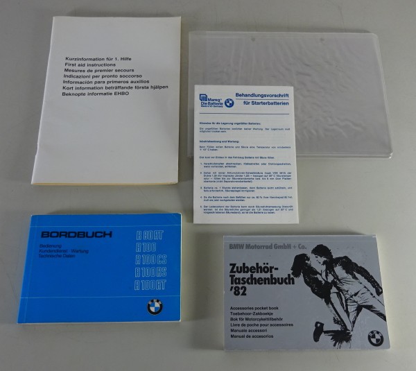 Bordmappe + Betriebsanleitung BMW Motorrad R 80 RT bis R 100 RT Stand 08/1982