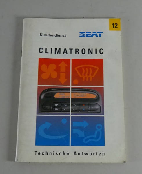 Kundendienst / Technische Antworten Seat Climatronic Stand 01/1998 Nr. 12