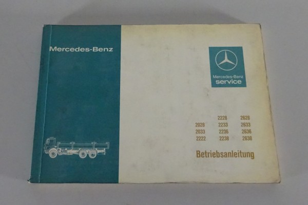 Betriebsanleitung / Handbuch Mercedes-Benz LKW NG 80 2028 - 2638 Stand 02/1983